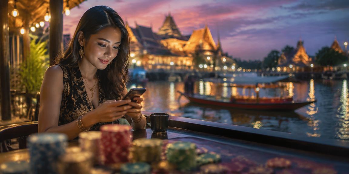 Pemain poker Sarawak bermain Texas Hold'em melalui telefon di 18000